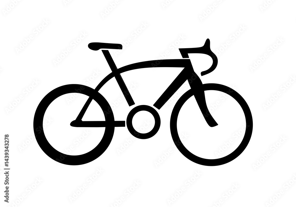 Obraz premium bicycle icon vector illustration