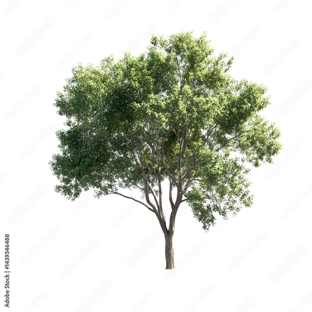 Light green tree against dark background Light green tree against dark background
