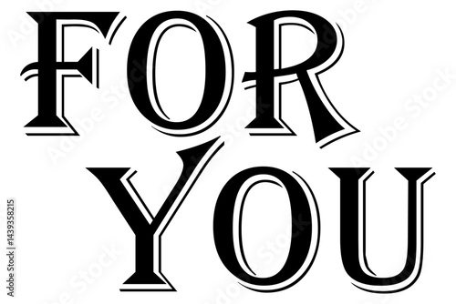 For You（あなたへ）の、シンプルでよく目立つロゴマーク
