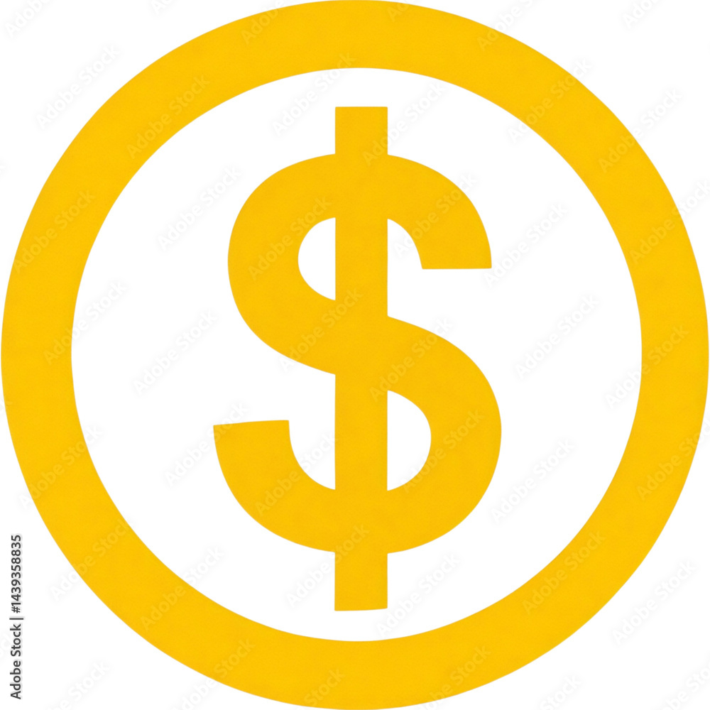 Yellow Dollar Sign Yellow Dollar Sign
