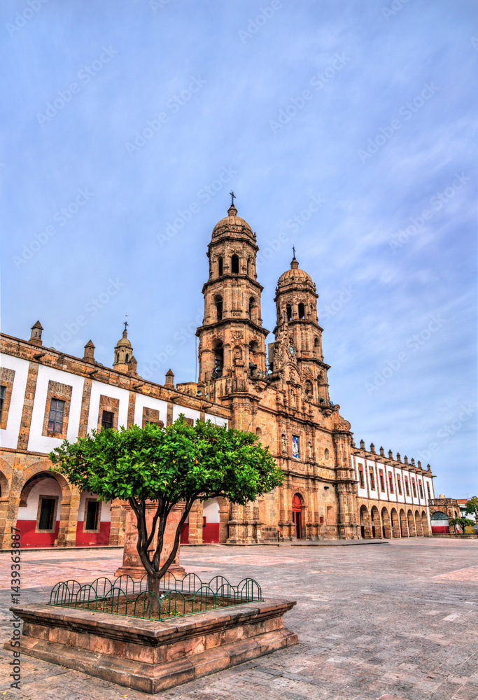 Basilica of Our Lady of Zapopan near Guadalajara in Mexico