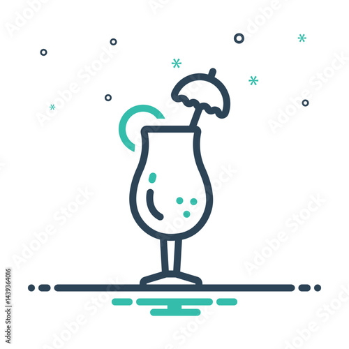 Mic icon for cocktail