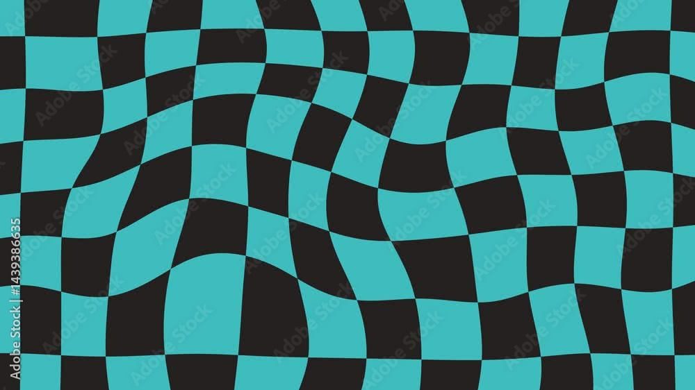 Checkered pattern great for backgrounds, wallpapers, fabrics, or fashion designs. Visual appeal with turquoise and black squares. Suitable for digital and print projects. Checkered pattern great for backgrounds, wallpapers, fabrics, or fashion designs. Visual appeal with turquoise and black squares. Suitable for digital and print projects.