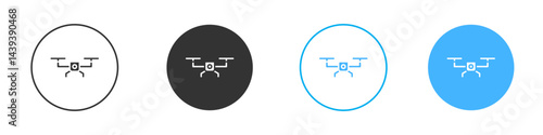 Drone icon Vector Graphic set
