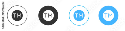 Trademark icon Vector Graphic set