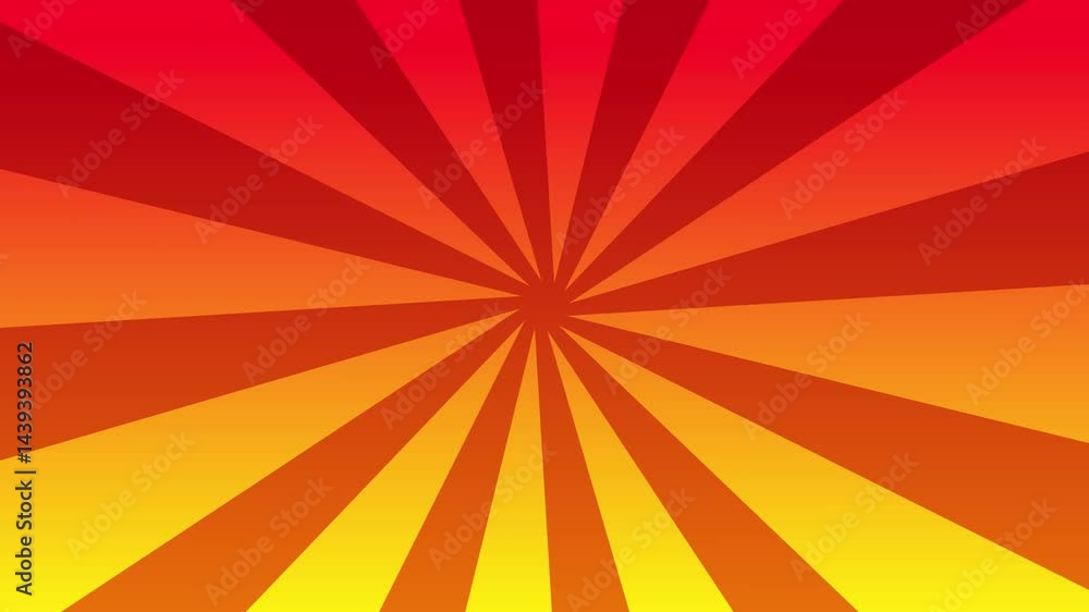 Bright yellow and red sunburst perfect for designs in need of a dynamic and vibrant burst of color and energy. Bright yellow and red sunburst perfect for designs in need of a dynamic and vibrant burst of color and energy.