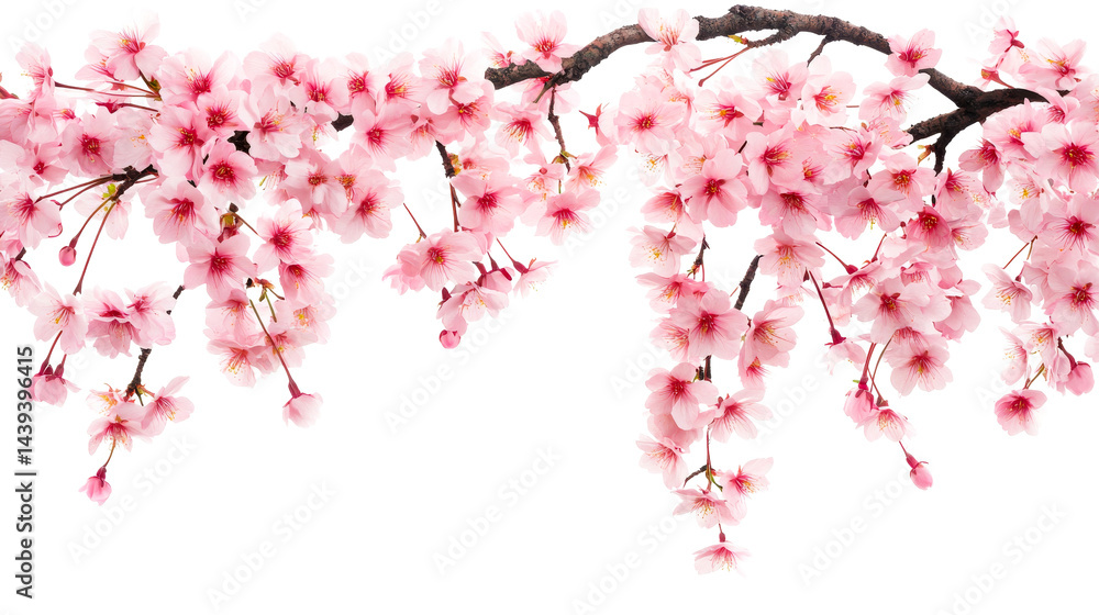 Cherry blossoms in full bloom during spring season Cherry blossoms in full bloom during spring season