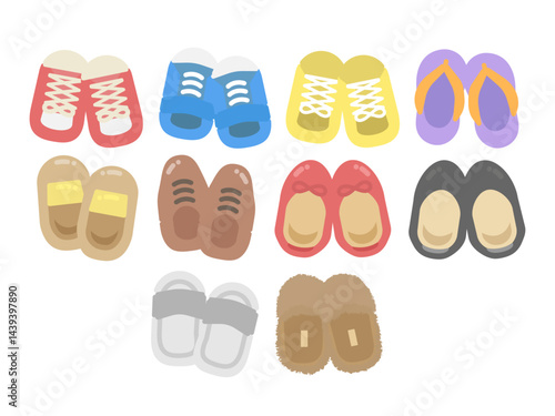 靴  種類  イラストセット