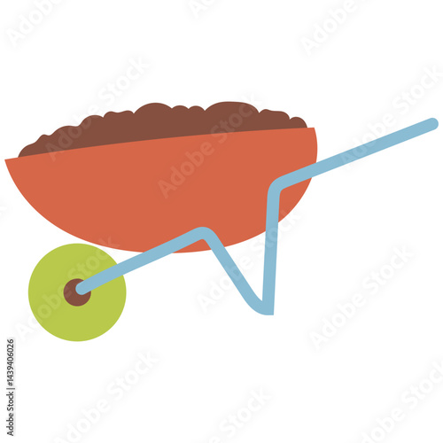 illustration of whellbarrow