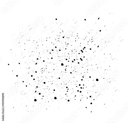 Ink splatter on white background,grunge background