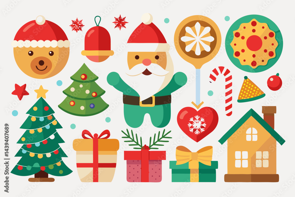 Christmas Party Icons Collection Christmas Party Icons Collection