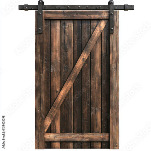 old wooden door
