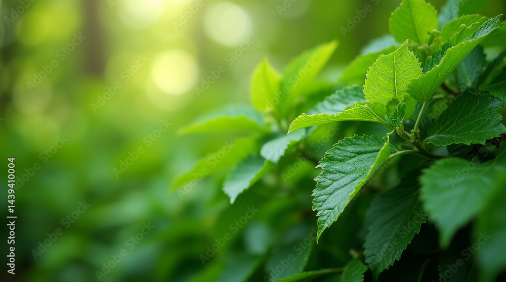Nature green leaves in garden in summer. Nature green leaves in garden in summer.