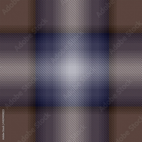 Blue Ombre Plaid textured Seamless Pattern