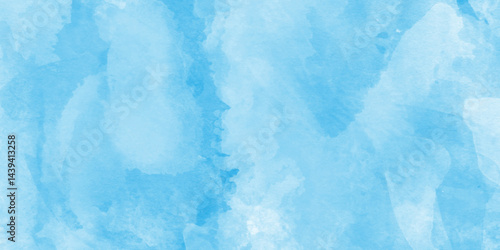 abstract blue watercolor stroke paint brush ink pastel on white background, creating a calming and soothing atmosphere, soft ocean gradient background with gentle lighting.