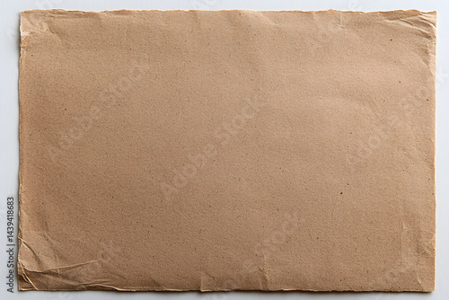 Obraz na płótnie Brown Kraft paper, recycled paper texture background. Brown paper sheet w salonie