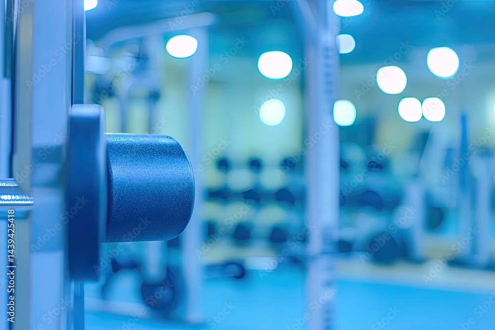 Fototapeta premium Gym interior, fitness equipment