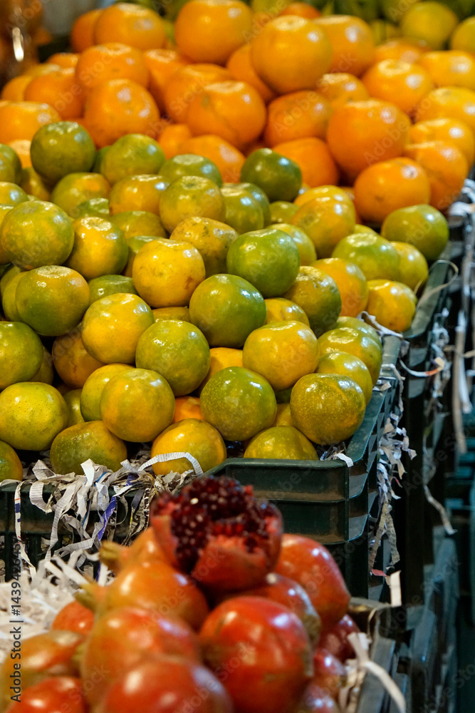 fresh fruits from the local market in india