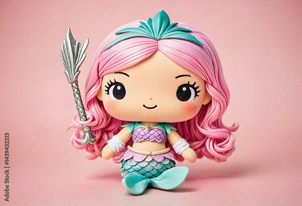 Chibi mermaid warrior character design Chibi mermaid warrior character design