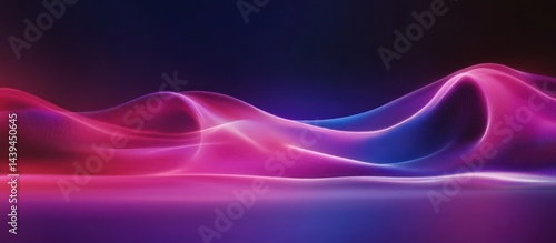 Wallpaper Mural Abstract vibrant flowing forms Torontodigital.ca