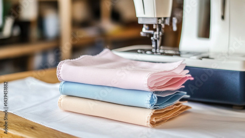 sewing machine on the table