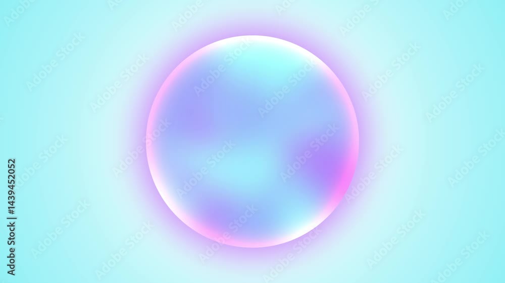 Blue and pink glowing orb against light blue background. Suitable for futuristic designs, technology concepts, or abstract backgrounds for various digital projects. Blue and pink glowing orb against light blue background. Suitable for futuristic designs, technology concepts, or abstract backgrounds for various digital projects.