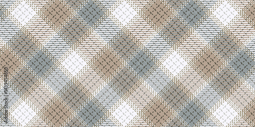 Vector checkered pattern or plaid pattern . Tartan, textured seamless twill for flannel shirts, duvet covers, other autumn winter textile mills. Vector Format