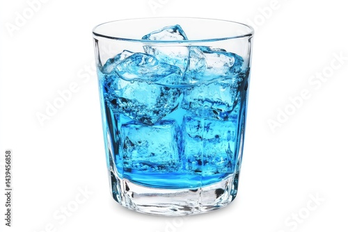 Wallpaper Mural Icy blue beverage in a rocks glass (1) Torontodigital.ca