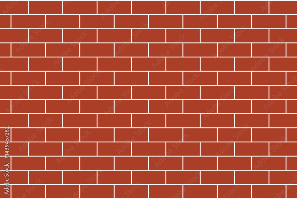 Naklejka premium Red brick wall background
