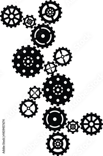 set of gear wheels