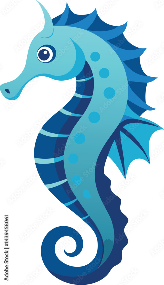 Fototapeta premium Sea horse Vector 