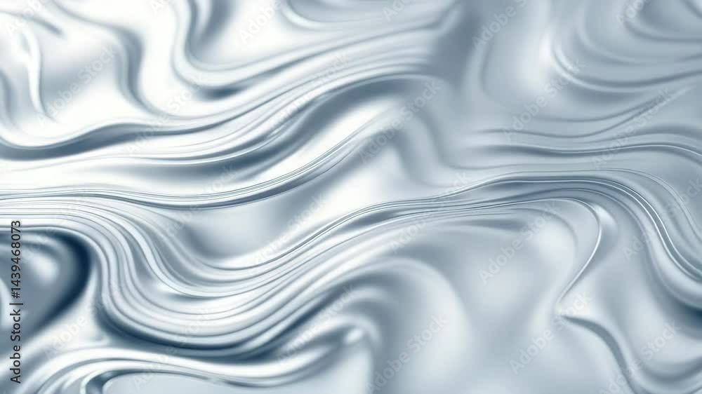 An abstract close up of a metallic surface featuring flowing reflective liquid patterns The shiny silver appearance creates a futuristic and dynamic visual effect with smooth wavy textures 4K An abstract close up of a metallic surface featuring flowing reflective liquid patterns The shiny silver appearance creates a futuristic and dynamic visual effect with smooth wavy textures 4K