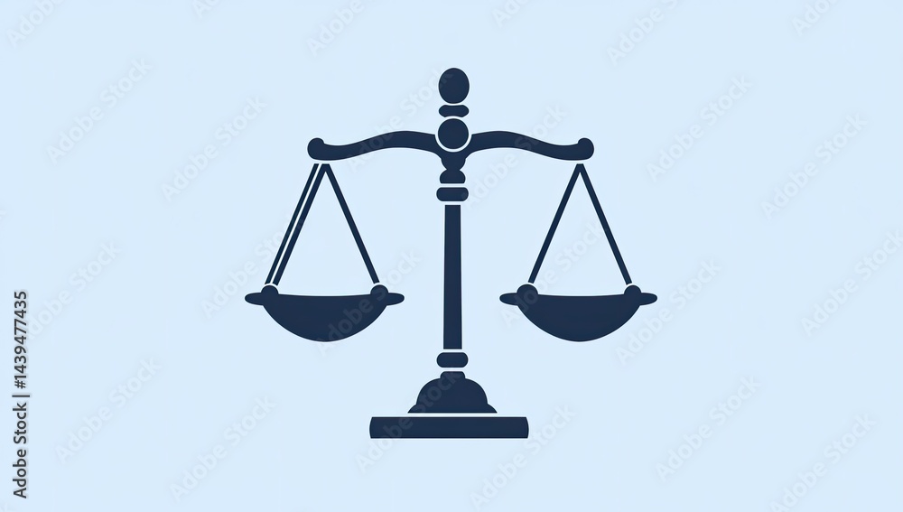 Justice scales icon Justice scales icon