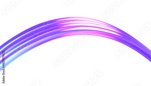 3D holographic glass arc 