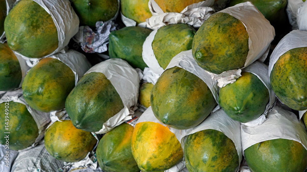 fresh fruits from the local market in india