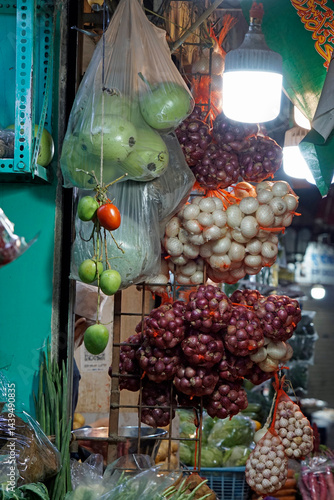 fresh vegetables on a local market in mumbai, india