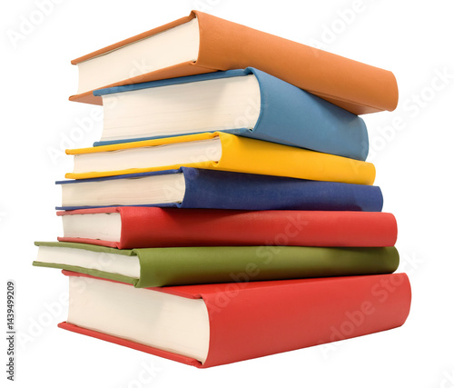  books on transparent 