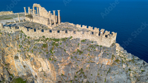 Rhodes, Greece. Lindos smal...