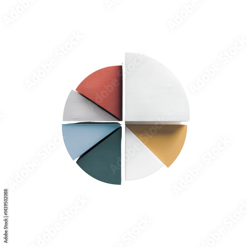 Abstract Colorful Pie Chart Segments Representing Data, Statistics, or Market Share Free Download Abstract Colorful Pie Chart Segments Representing Data, Statistics, or Market Share - GFXLoad