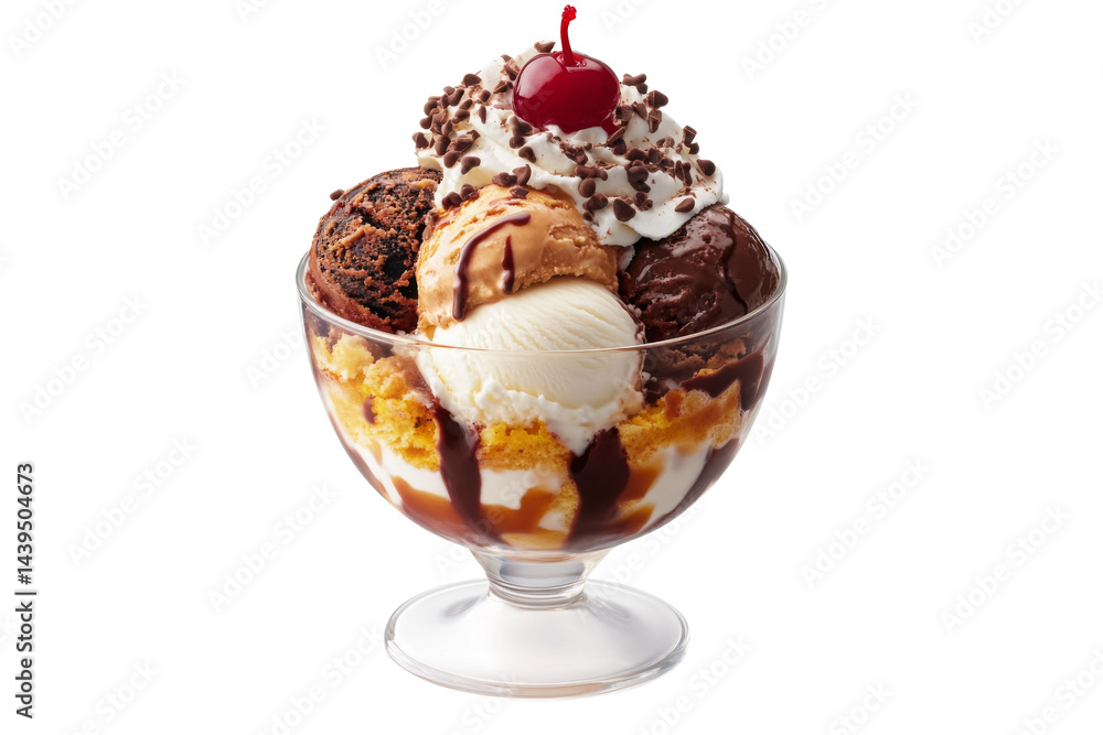 Ice Cream in a Glass Bowl
Ice Cream in a Glass Bowl