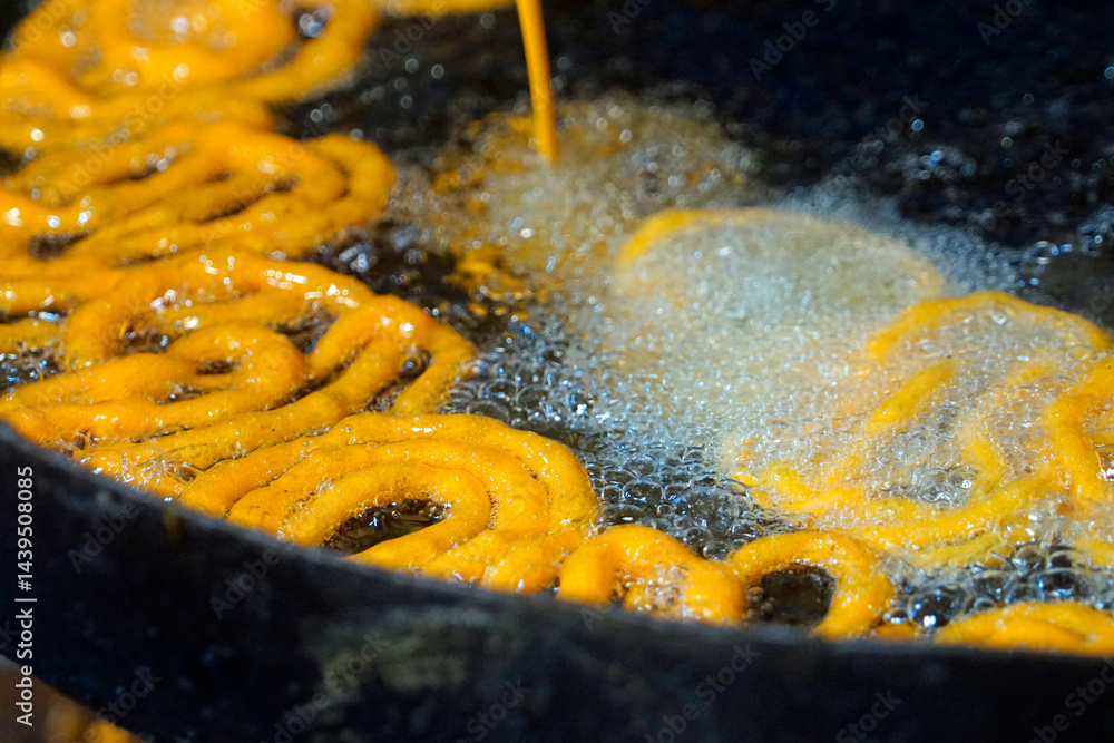 wok made fresh Diwali sweets