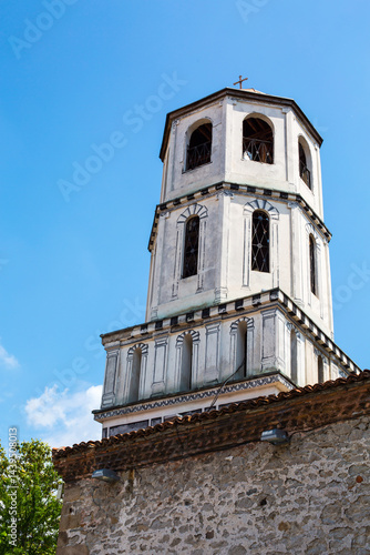 Obraz na płótnie Old church tower in Plovdiv city, Bulgaria w salonie