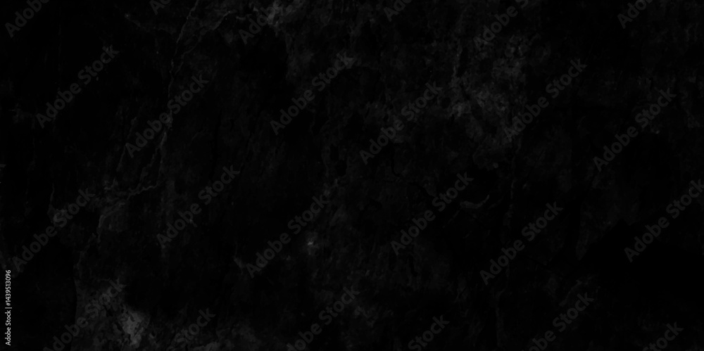 Naklejka premium Dark cement wall background in vintage style, texture of black or white concrete wall, abstract have a polished attic pattern texture grunge marble texture pattern background.