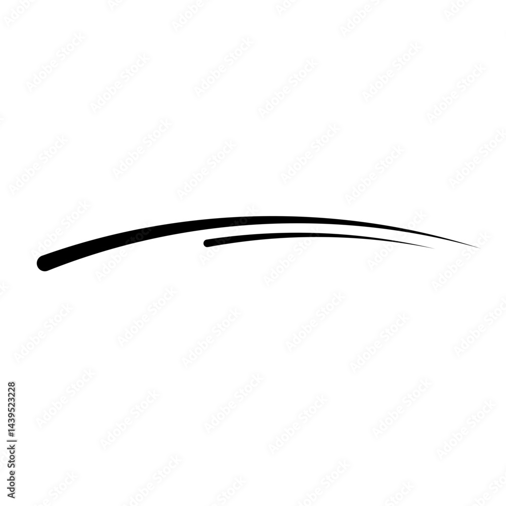 Hand Drawn Brush Line Hand Drawn Brush Line