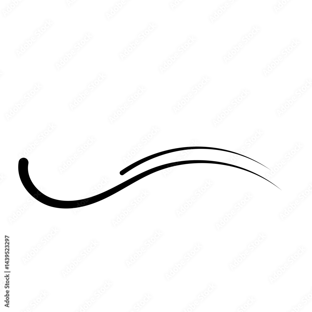 Hand Drawn Brush Line Hand Drawn Brush Line