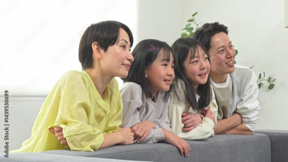 笑顔の家族 笑顔の家族