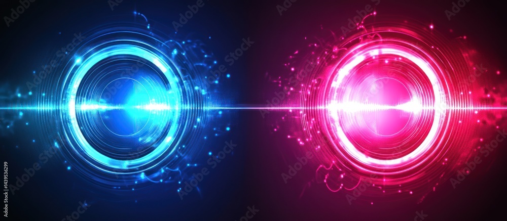 Obraz premium Dual Energy Circles