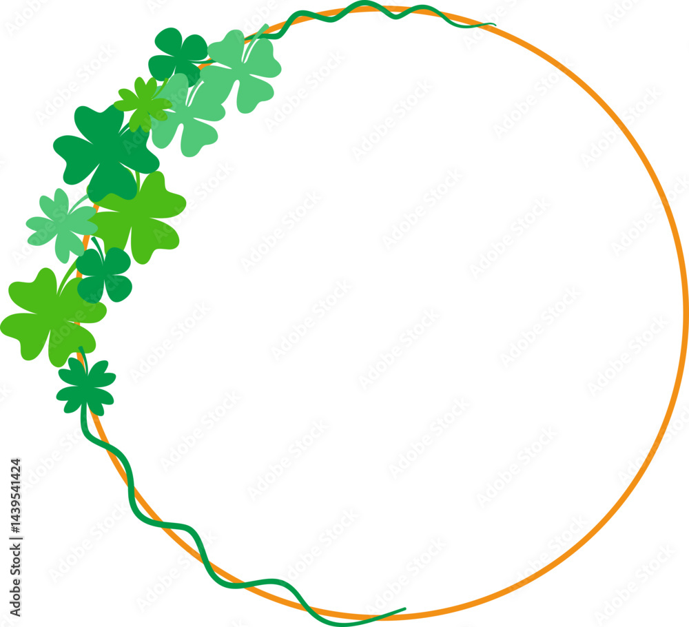 St Patrick Shamrock Frame St Patrick Shamrock Frame