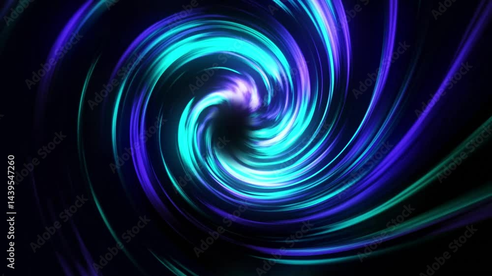 Swirling blue and teal lights on black, ideal for backgrounds, digital designs, music videos, and abstract artistic projects. Swirling blue and teal lights on black, ideal for backgrounds, digital designs, music videos, and abstract artistic projects.
