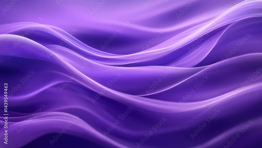 Fototapeta premium Abstract purple wavy lines (1)